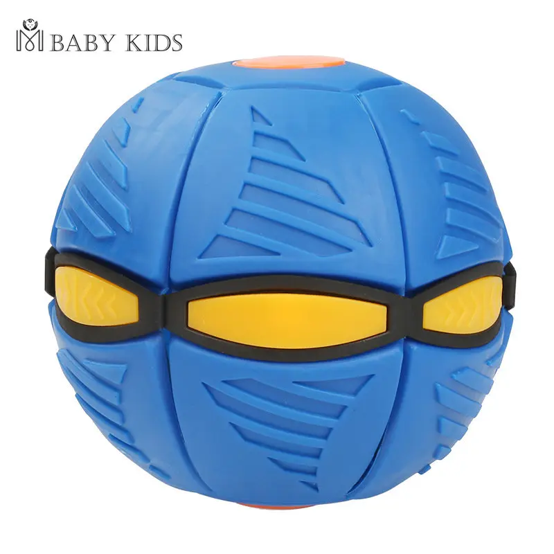 Flying UFO Flat Throw Disc Ball Without LED Light Magic Ball Toy Kid Outdoor Garden Beach Game Children's sports balls images - 6