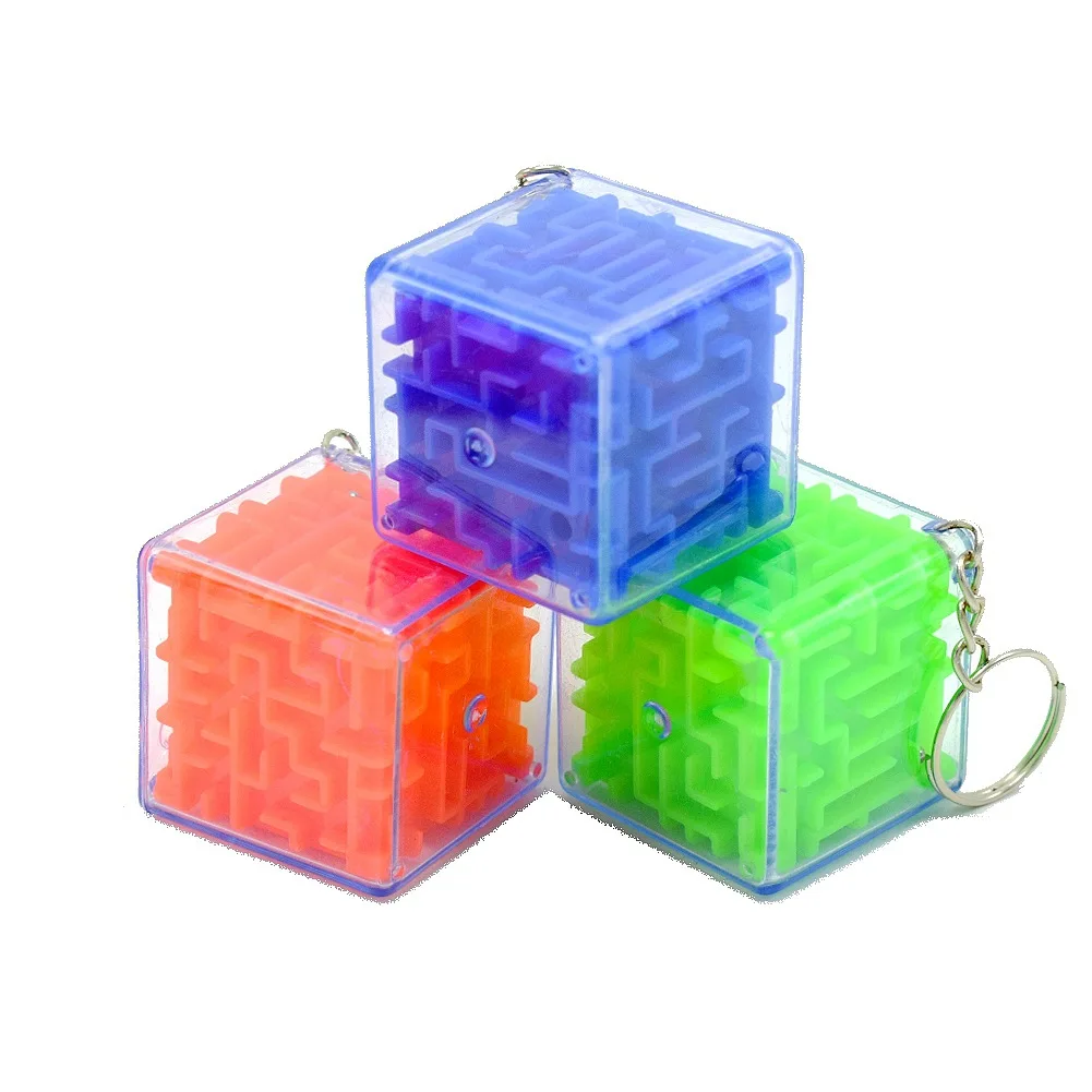 

1Pc 3cm Kids Mini Three-dimensional Six-sided Speed Magic Cube Early Educational Puzzle Cube Toy Kid Decompression Toy Gift
