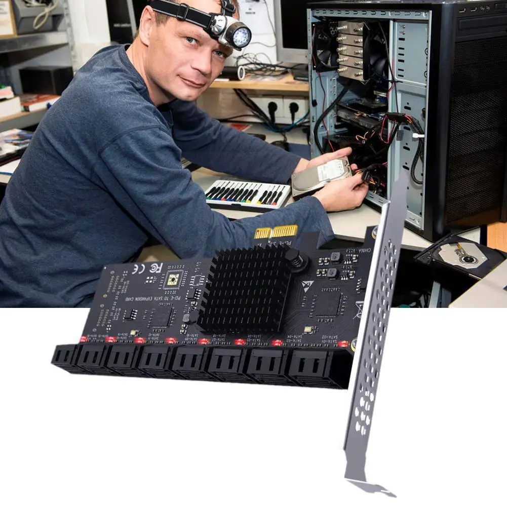 

Плата Pcie Sata 16 портов 6 ГБ Sata 3,0 Pcie, плата расширения Pcie устройств, контроллер X4 16 3,0 с поддержкой Sata на Pci Слоты L4r0