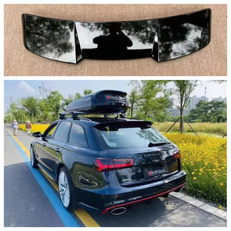 

Спойлер оранжевый для Audi A6, C7, C8 Avant 2011-2022, ABS пластиковый спойлер для A6 Allroad