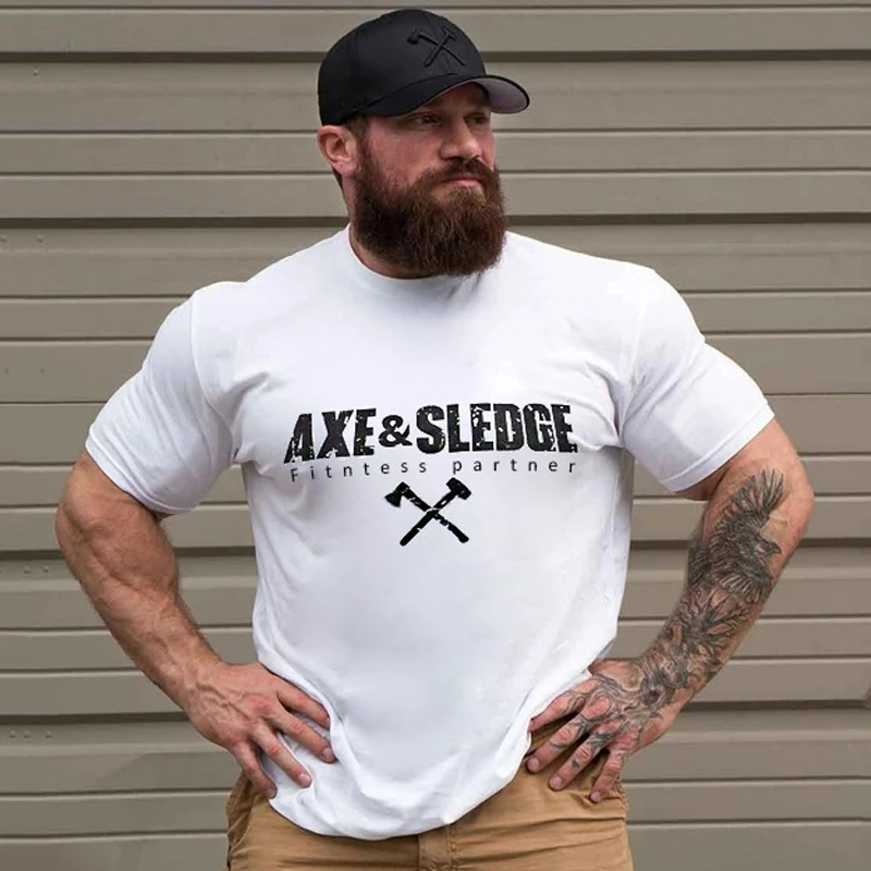 

Men's summer new solid color sports t-shirt men's tide brand fitness running bottoming shirt short-sleeved t-shirt