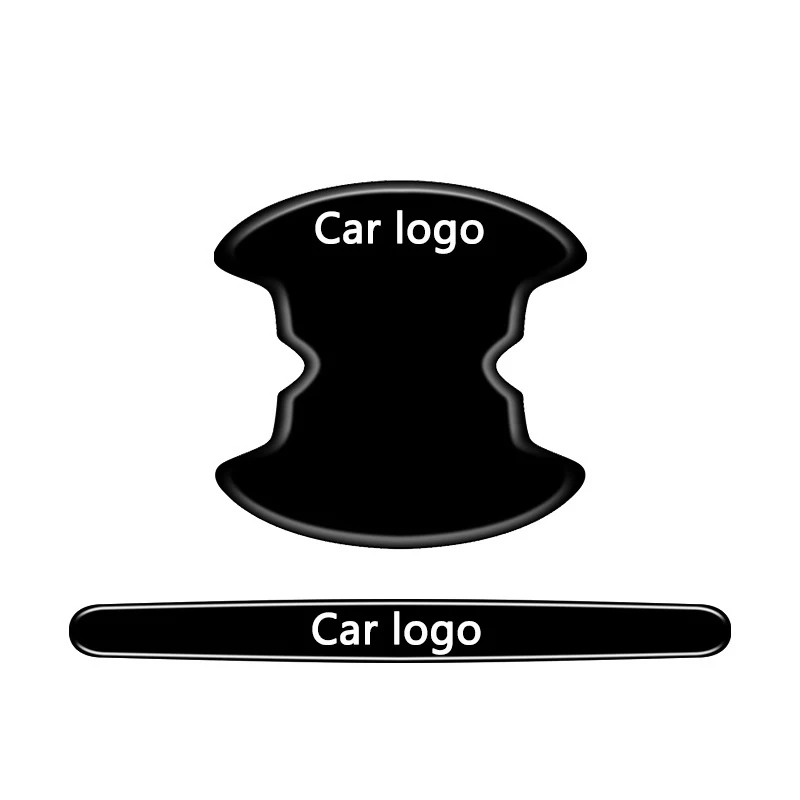 8 шт. защитные наклейки на дверную ручку автомобиля Volvo RDESIGN XC60 XC90 S60 S80 S60L V40 V60 AWD V90