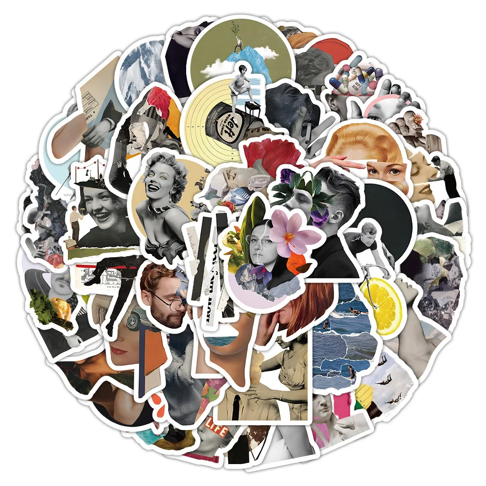 10/30/63 шт. наклейки в стиле ретро