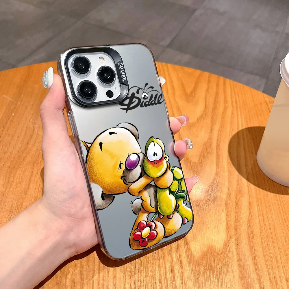 Фото Чехол для телефона FUNDA для Samsung S25 S24 S23 A07 A17 A06 4G 5G Защитный цветной чехол IMD с милым рисунком D-Diddl №5