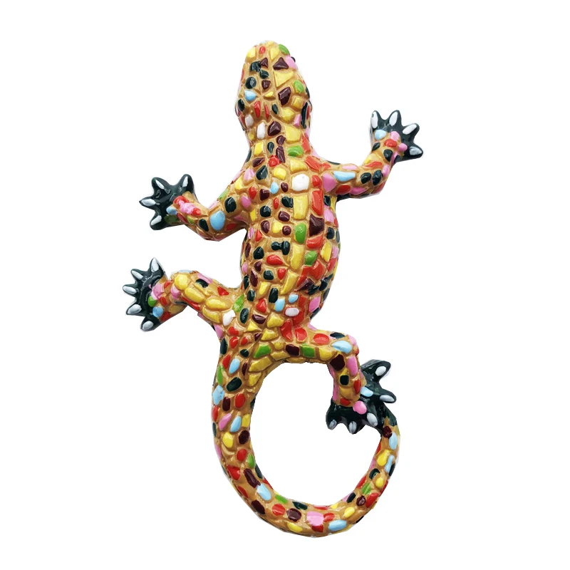 Гауди Ящерица Испания креативный полимерный магнит на холодильник подарок