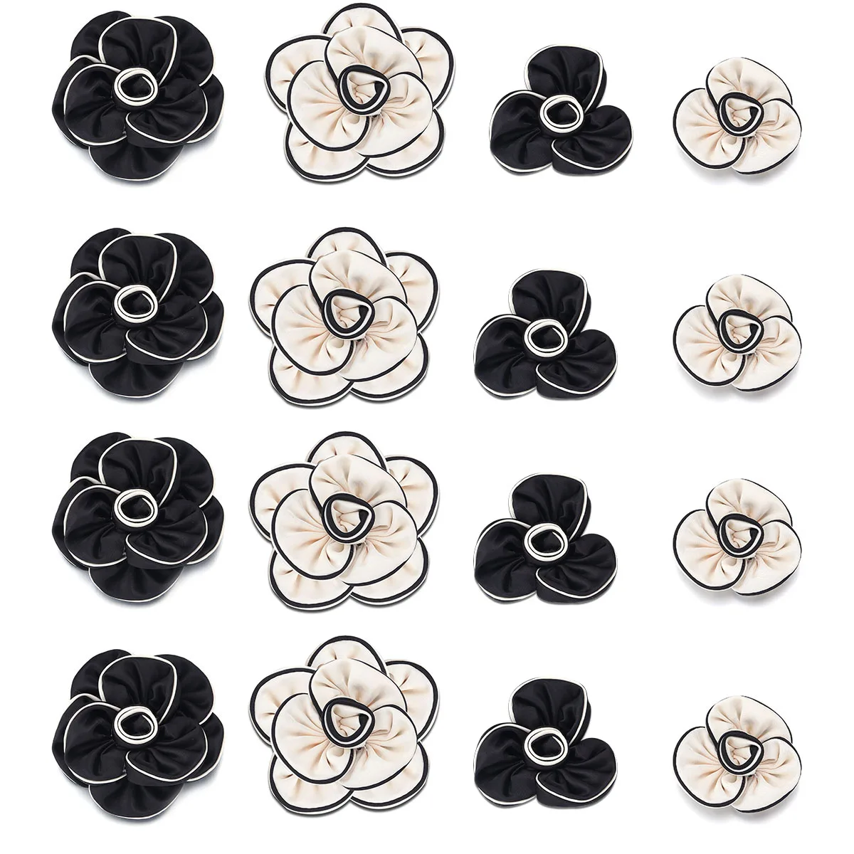 4/6 см ткань с цветком камелии клейкая одежда аксессуары искусственный цветок