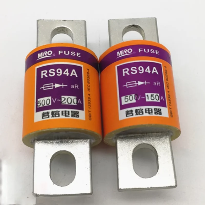 RS94A 500V Быстрый предохранитель RS94A-500V/250A 200A 160A 150A 125A 120A 100A 80A