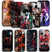 avengers iron man spiderman phone case for xiaomi redmi note 10 10s 10t 10 9t 9s 9 pro max 5g redmi 10 9 9t 9a 9c back carcasa