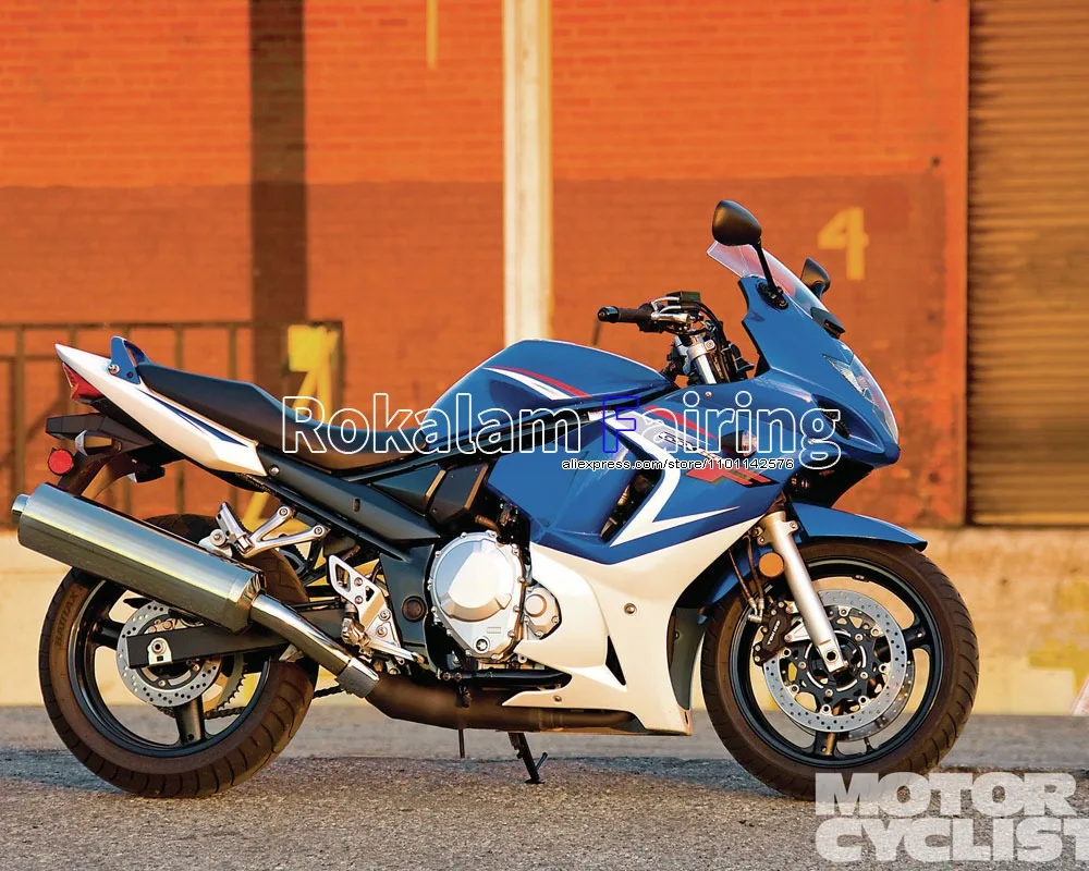 

Индивидуальный GSX650F 08 09 10 11 12 13 набор для тела для Suzuki GSX650F части 2008-2013 синий белый мотоцикл обтекатель комплект
