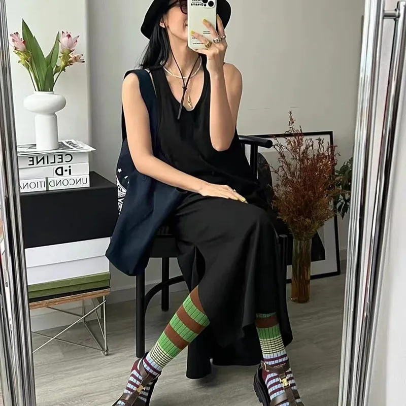 Autumn Winter New Fashion British Style Retro Colorblock Striped Pile Socks Calf Stocking All-match Women High Tube JK Stockings