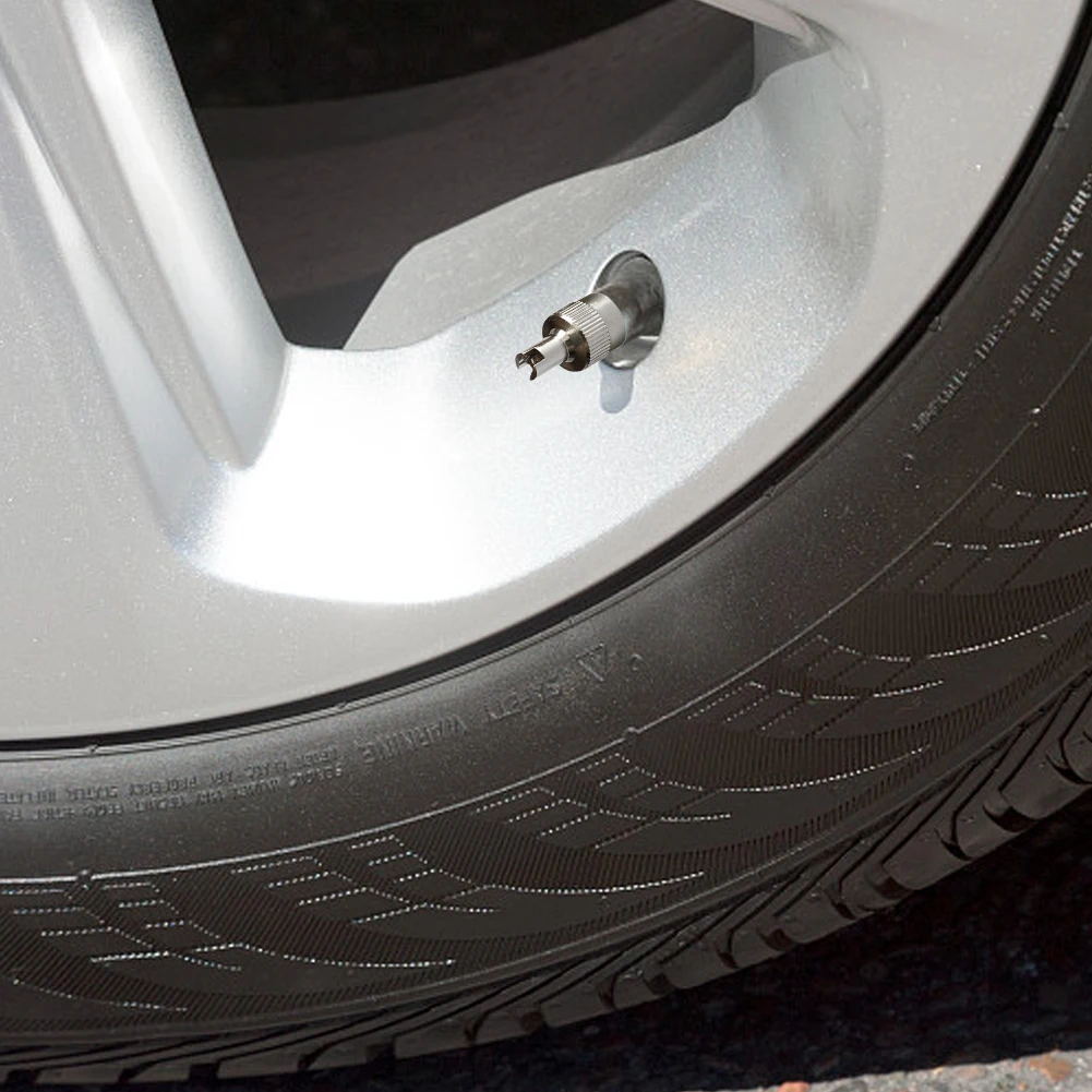 8-48 шт. медные металлические колпачки штока клапана с прорезями и инструментом