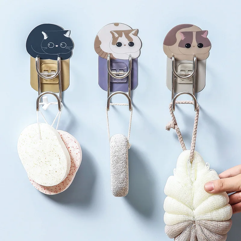 

Мультяшный стеллаж для хранения, умывальник из нержавеющей стали без отверстий, многофункциональные аксессуары для ванной комнаты, домашн...