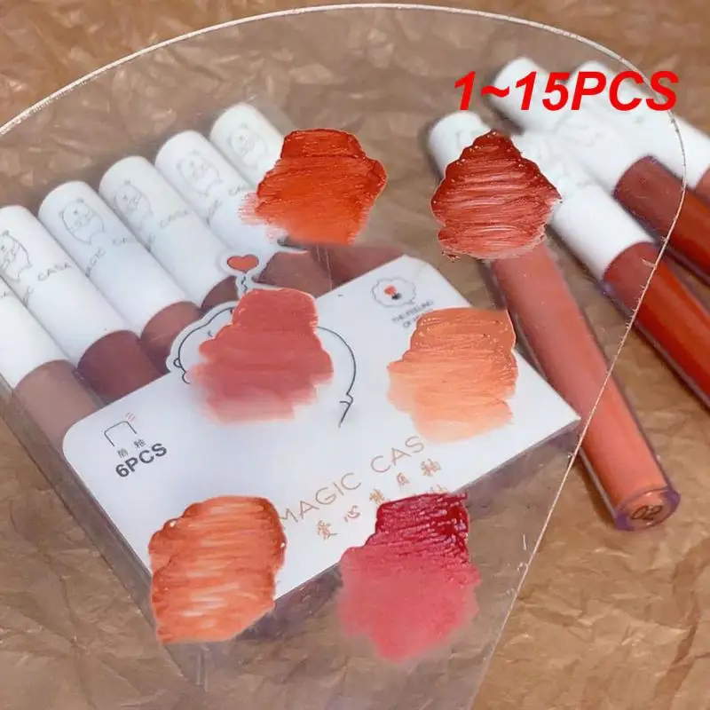 

Матовая губная помада CASA/набор, увлажняющий Водонепроницаемый Блеск для губ с защитой от пота, Портативный Макияж для губ, косметика для женщин