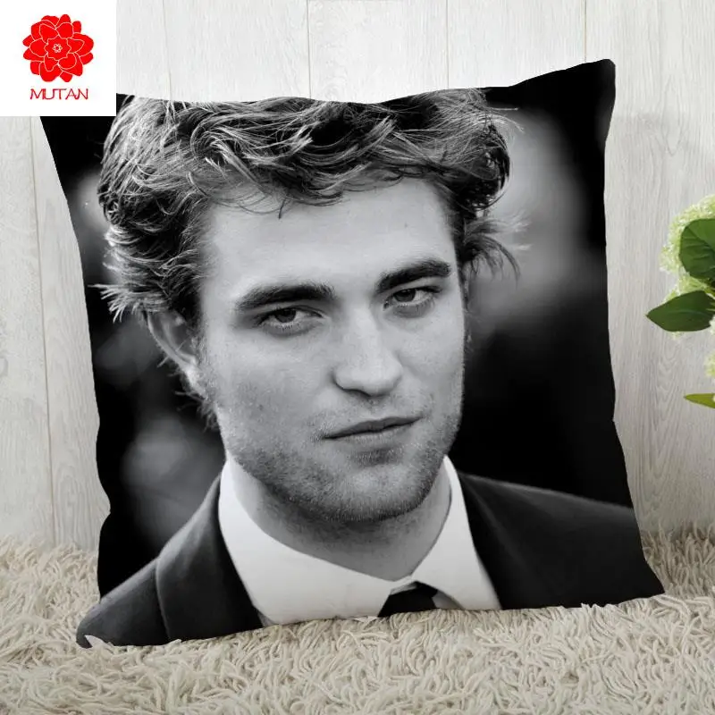 

Pillow Cover Customize Robert Pattinson Pillow Case Modern Home Decorative Pillowcase For Living Room 45X45cm,40X40cm