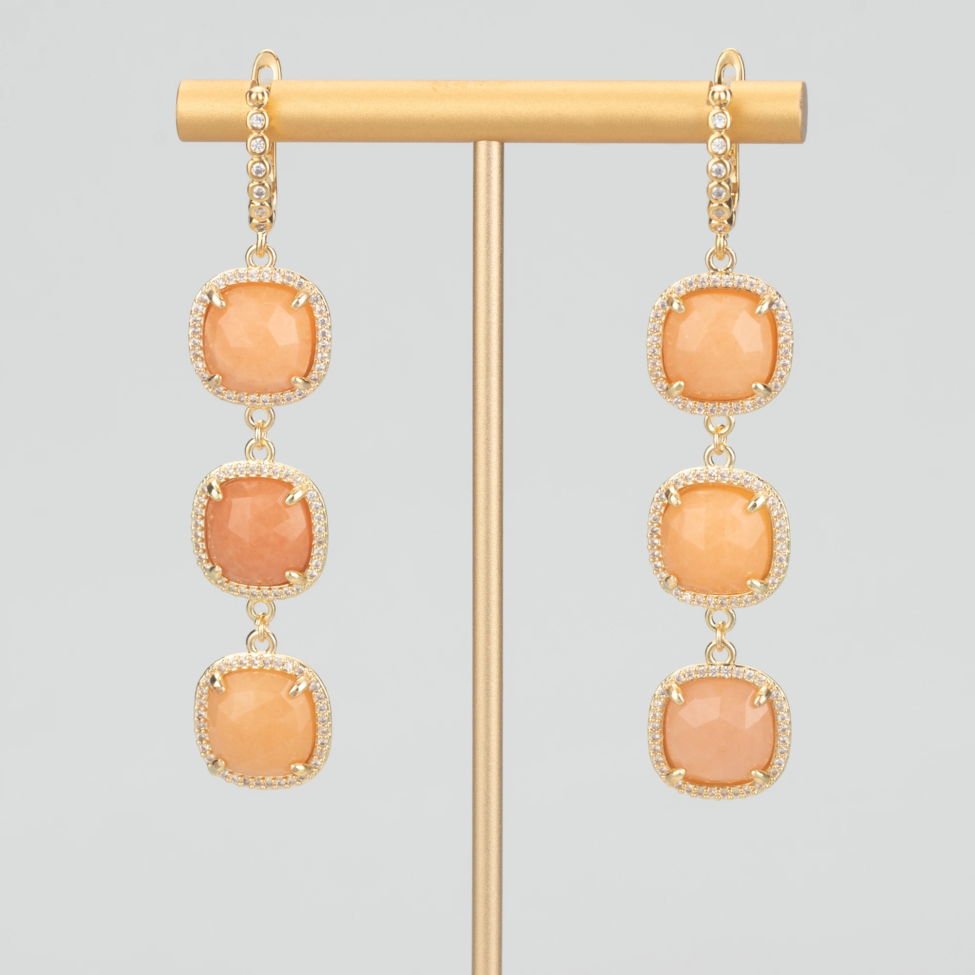 4 шт./партия подвески для ювелирных изделий из меди и золота 18 К