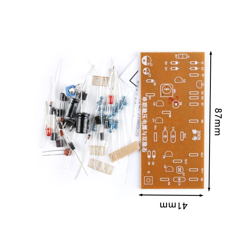 

Regulated Power Supply and Bistable Trigger Circuit Amplifier Circuit Kit DIY Electronic Kit Series