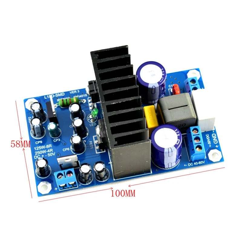 Lusya L15DSMD IRS2092S High power 250W Class D Audio Digital Mono Amplifier Board