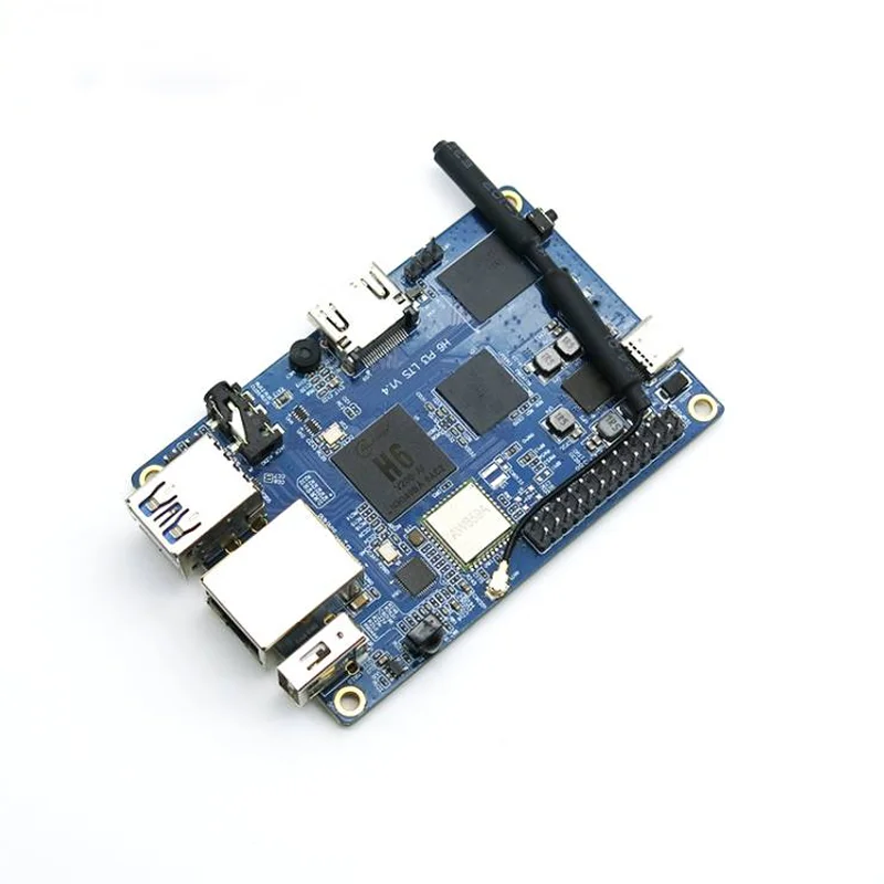 Фото Плата для разработки Orange Pi 3 LTS, чип Allwinner H6, 2 ГБ ОЗУ, 8 ГБ EMMC, поддержка Android и Linux, для программирования и создания проектов №3