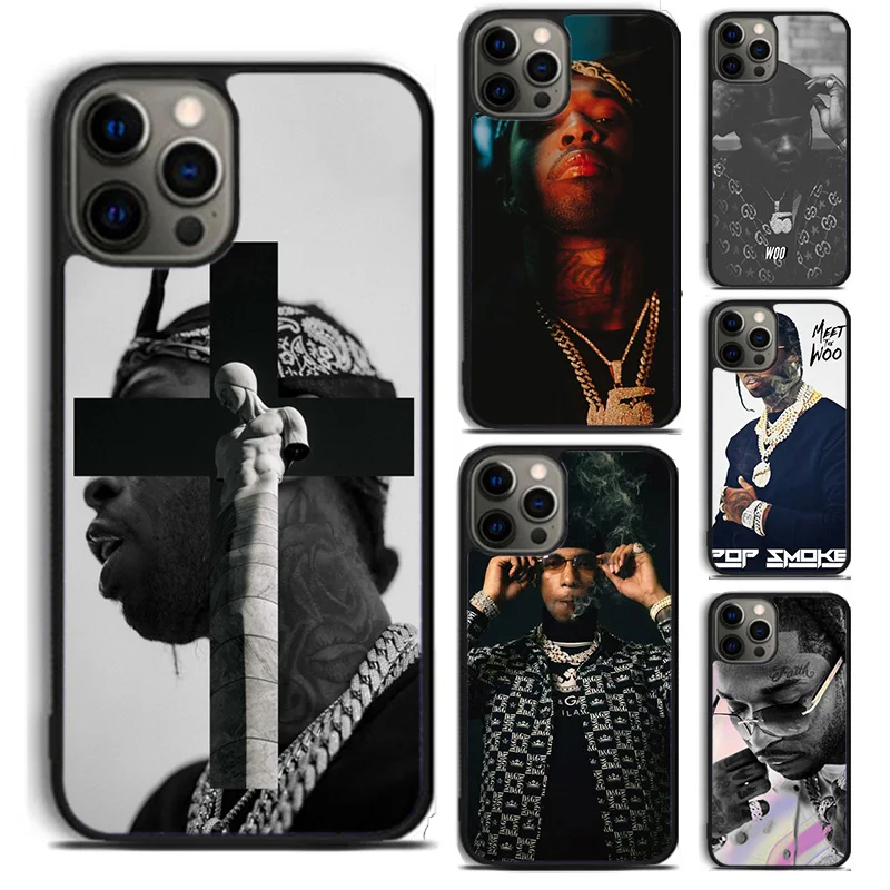 Rapper Pop Smoke phone Case Cover For iPhone 16 15 14 Plus X XR XS ...