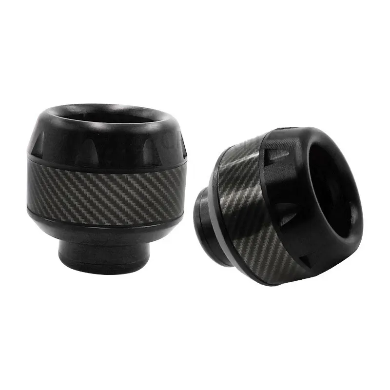 

Универсальный слайдер для рамы мотоцикла, 2 шт., передняя вилка из алюминиевого сплава, защита от падения, защита от ударов, углеродное волокно для мотоцикла, скутера