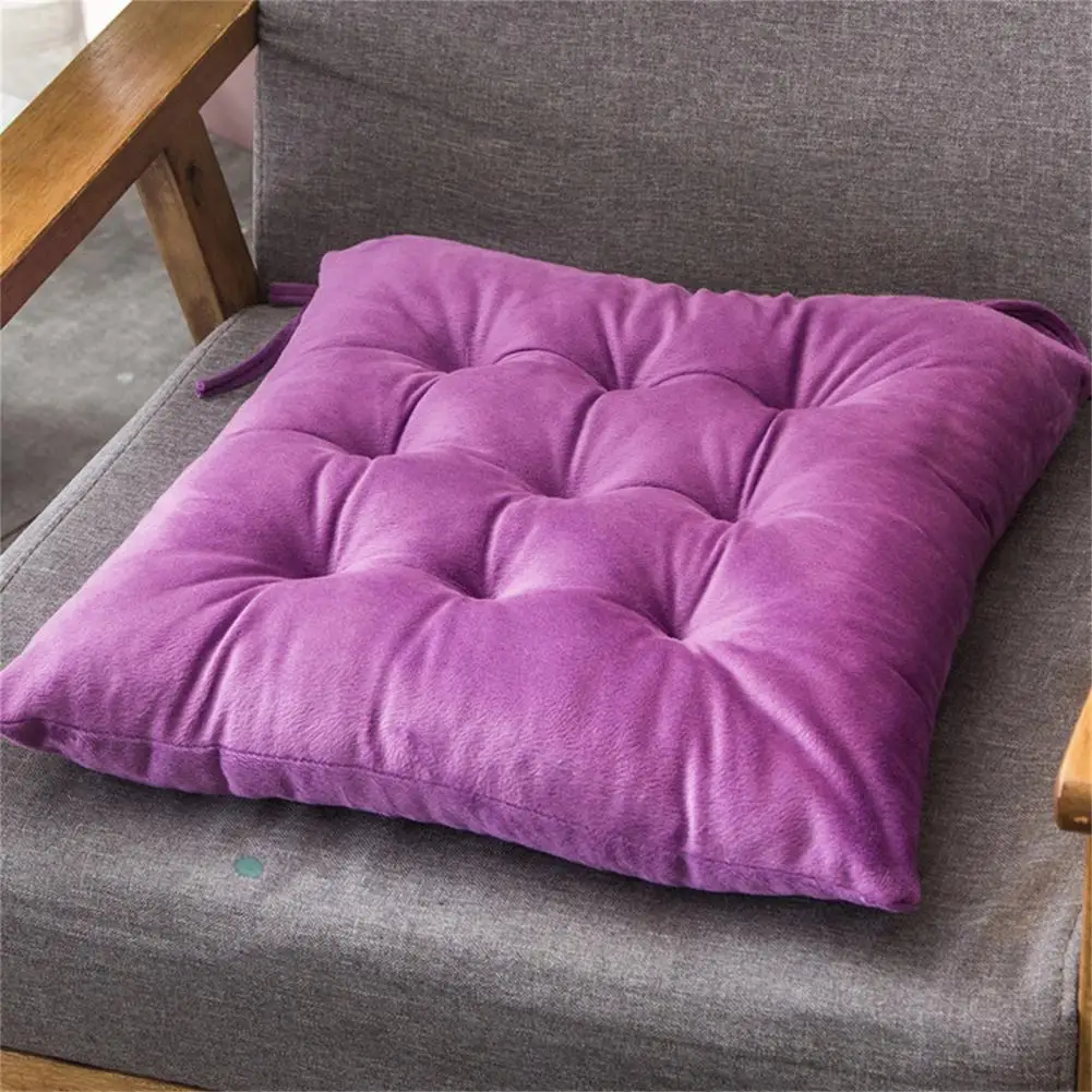 

Fashion Chair Cushion Pad Soft Flannel Fine Stitching Seat Cushion Chair Pad Seat Cushion Pad