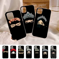 maiyaca muslim islamic gril eyes phone case for iphone 11 12 13 mini pro max 8 7 6 6s plus x 5 se 2020 xr xs case shell
