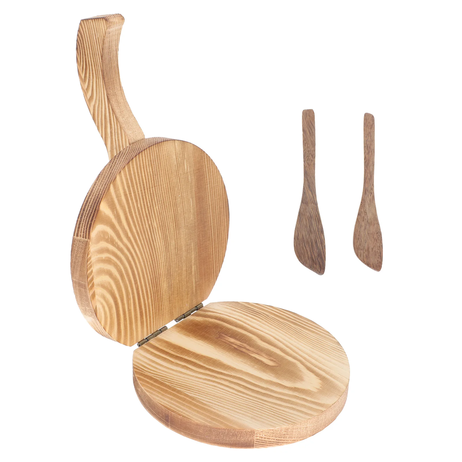 

Cookie Dumpling Molds Kitchen Supplies Skin Pressing Plate Making Tools Wooden Dough Presser Wrapping Hand