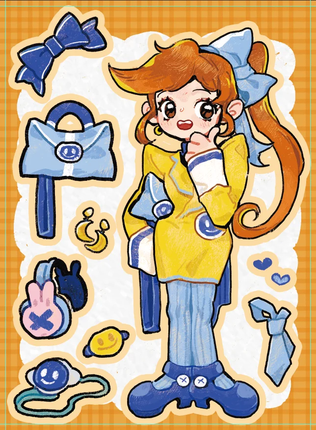 Аниме Ace Attorney Franziska Von Karma Athena Cykes Trucy Wright Maya Fey бирки для косплея наклейки украшения