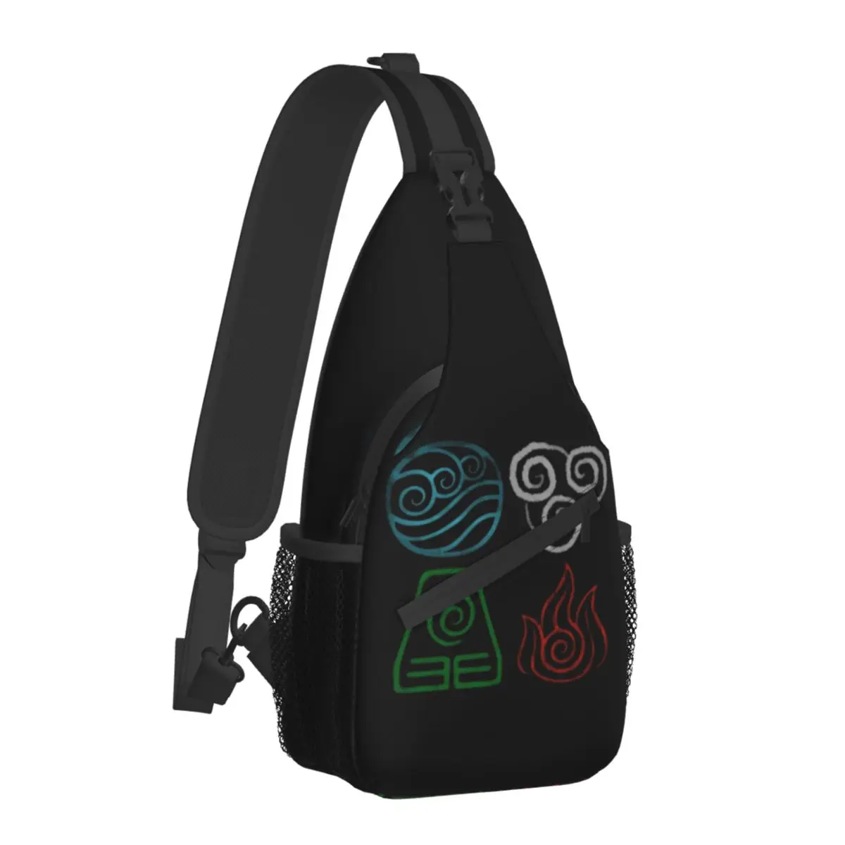 

Avatar Symbols Avatar Last Airbender Shoulder Bags Tv Show Chest Bag Men Hiking Print Sling Bag Casual Business Crossbody Bags