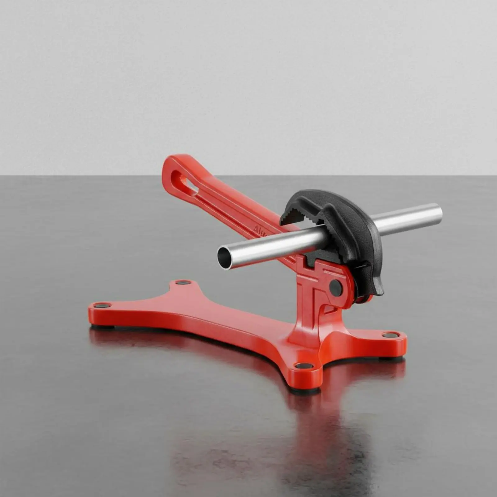 Фото Трубные тиски-зажимы Yoke Pipe Vise: Сверхпрочные портативные зажимные устройства для труб, прочные стальные захваты, инструмент для мастерской, быстрая регулировка №1