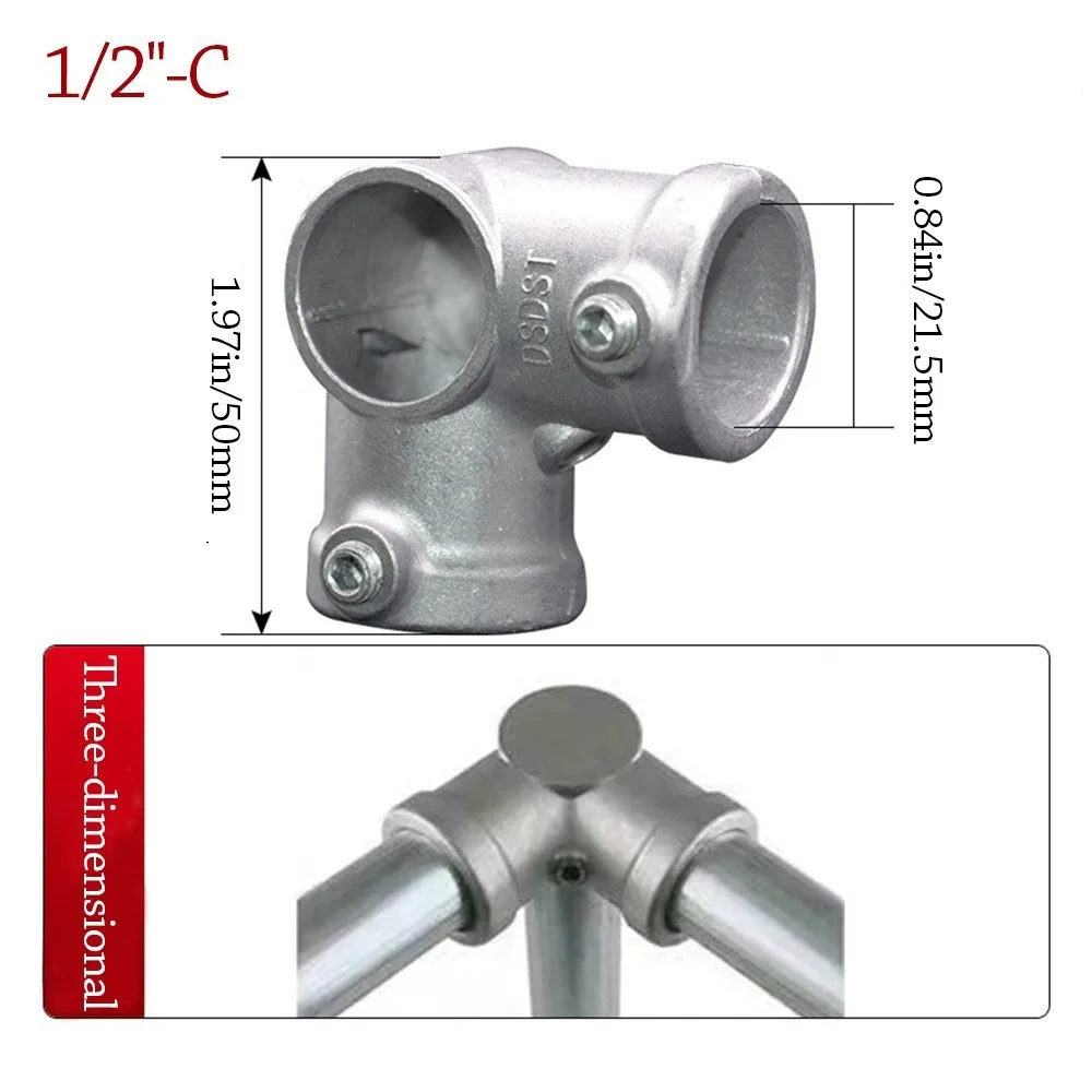 

Фитинг для трубы 1/2''/3/4"/1'' алюминиевый сплав сталь
