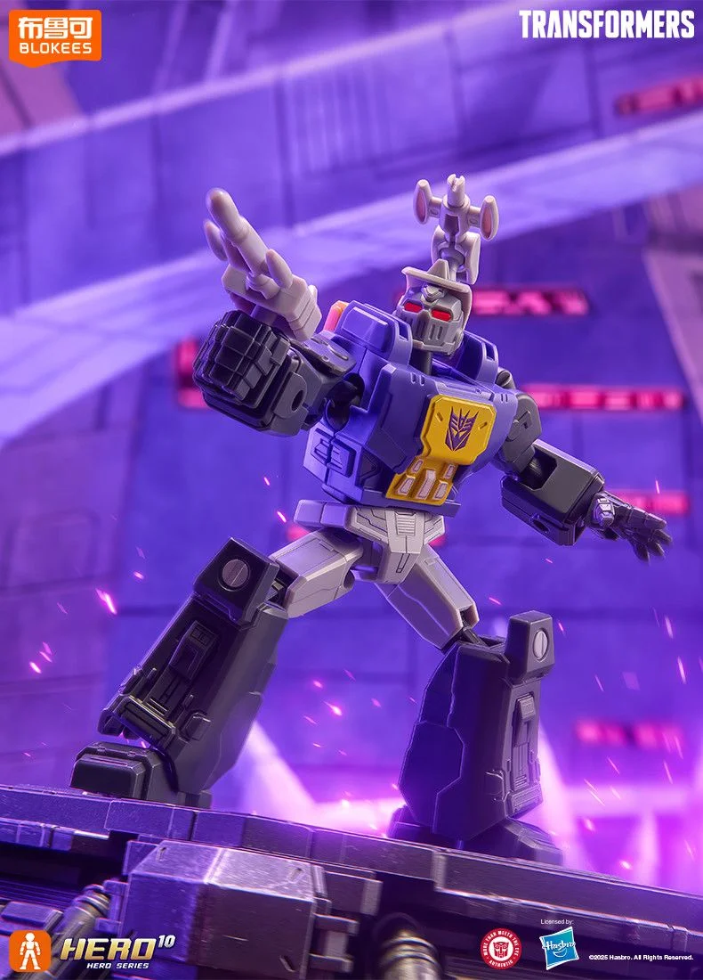 Фото Оригинальные Blokees Transformers Galaxy Version Vol.9, серия Blind Box Megatron, периферийный робот, сборная коллекция игрушек, подарки для детей №5