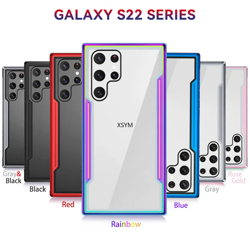 

Suitable for Samsung S22ultra Mobile Phone Shell New Samsung A53 A73 S21s22 Metal Anti-fall All-inclusive Protective Cover