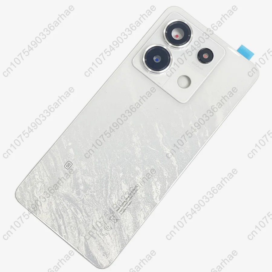 Фото Задняя стеклянная крышка Note 13Pro для Xiaomi Redmi Note 13 Pro 5G, задняя крышка батарейного отсека, сменная задняя дверь, панель корпуса, крышка батарейного отсека №4