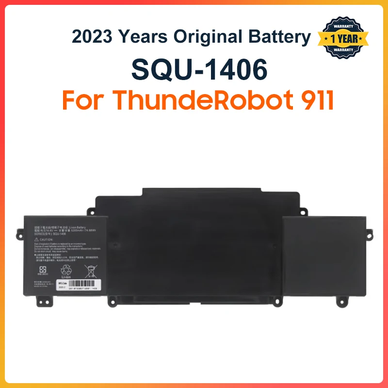 SQU-1406 Аккумулятор для ноутбука ThundeRobot 911 911-S1 S2/A/B/C/D/E/G S3 S5A S5T S6 T1 T2 T5 M1/2/3/4/5/6 F1 911GT-Y1/Y2/Y
