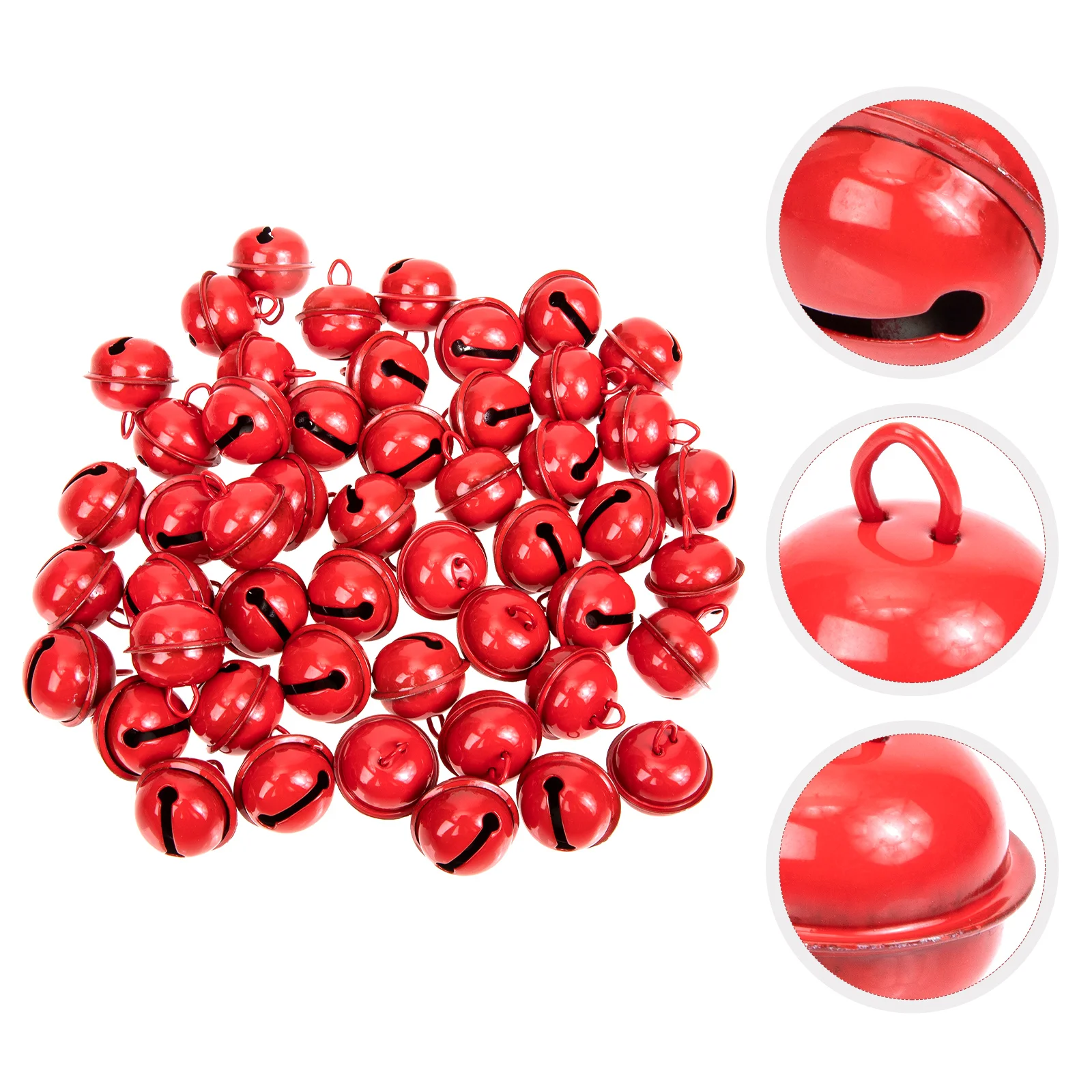 

50Pcs Unique Stylish Practical Chic Bell Shape Pendants Pet Bell DIY Accessories for Christmas Pet Party Pendants