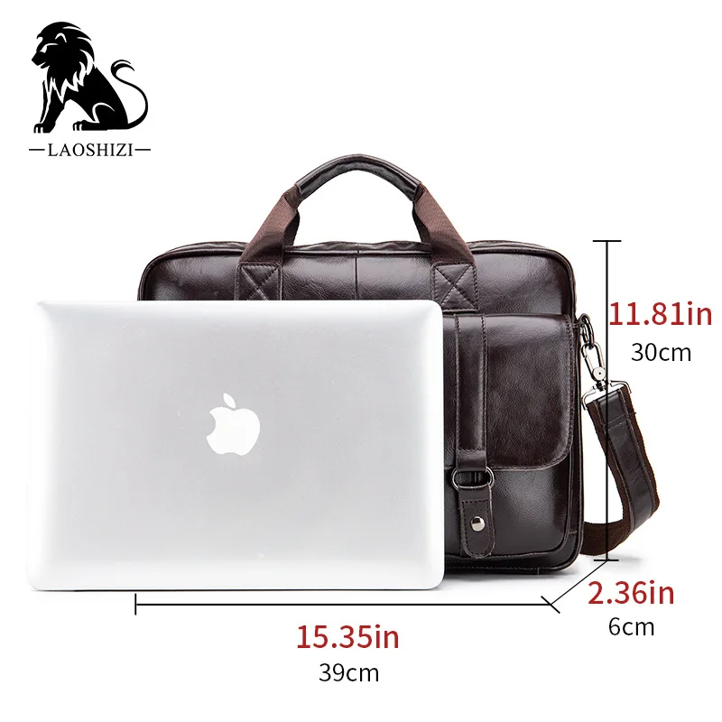 Men's Genuine Leather Crossbody Bags Male Messenger Bag Men High Quality Leather Shoulder Bags for Men Laptop Bag Man Handbags