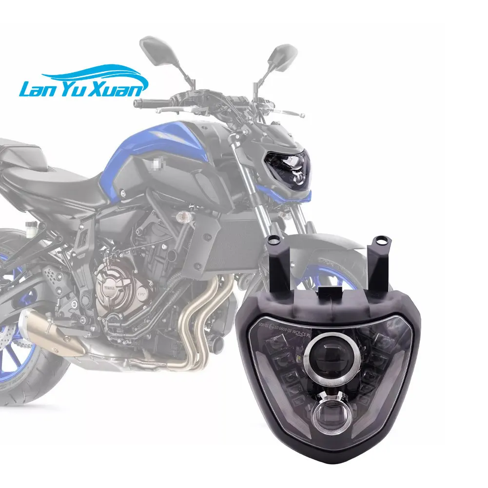 

For MT07 Headlight MT 07 MT-07 LED Lamp DRL FZ07 FZ 07 2014 2015 2016 2017 Motorcycle Headlight MT07 MT-07 Light