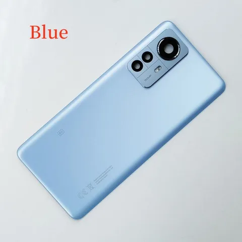 A +++ Задняя крышка батарейного отсека для Xiaomi Mi 12 Pro Стеклянная крышка Задняя крышка Mi12 Pro 2201122 C 2201122 G с объективом рамки камеры