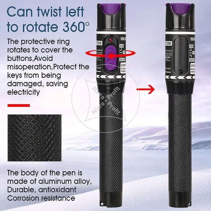 Preferential price Laser 30MW/20MW/10MW/5KM Visual Fault Locator Fiber Optic Cable Tester 10-30Km Range VFL AUA-30 | Мобильные