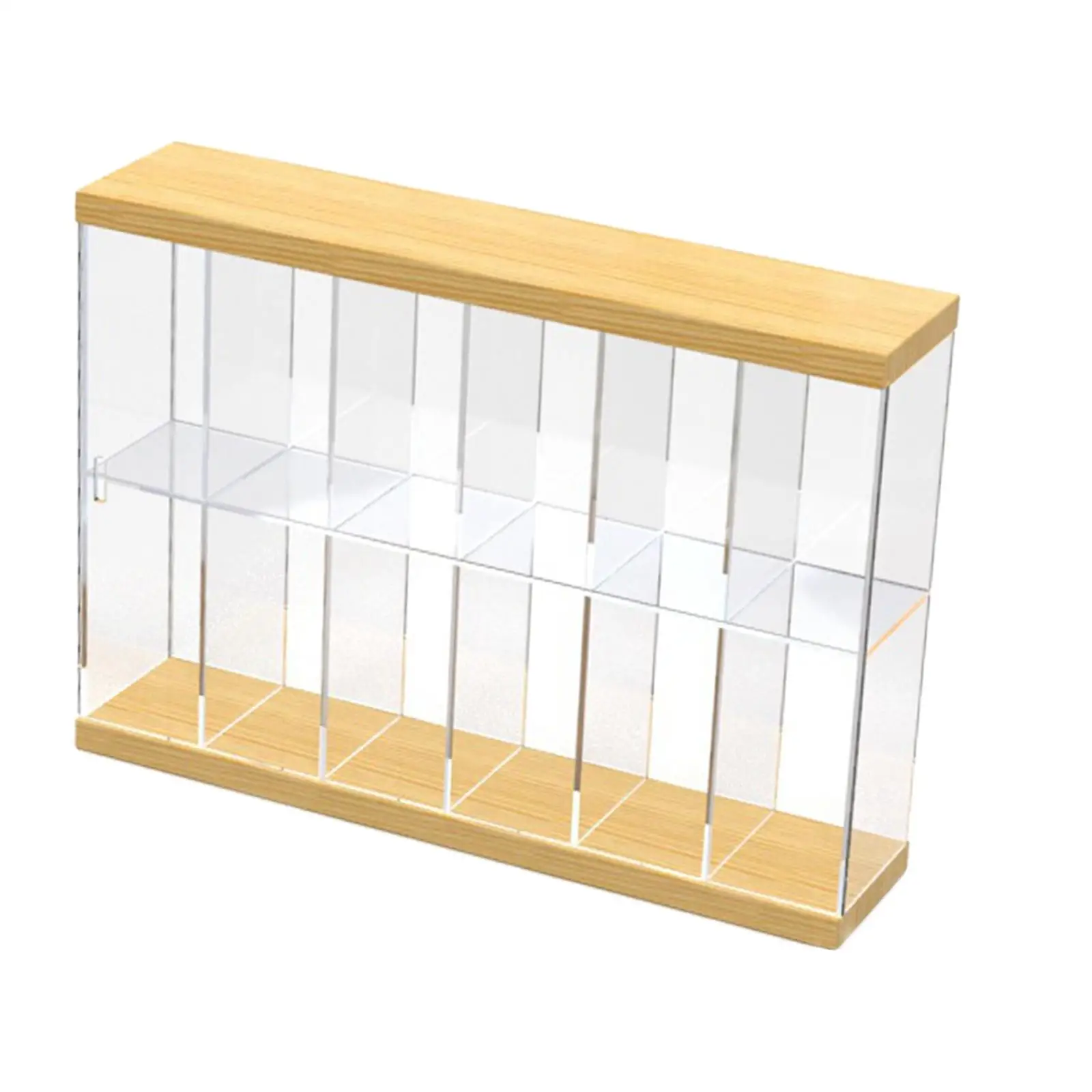 Acrylic Display Shelves Display Stands Cabinet Organizer Transparent Holder for Dolls Action Figure Mini Toys Collections Makeup