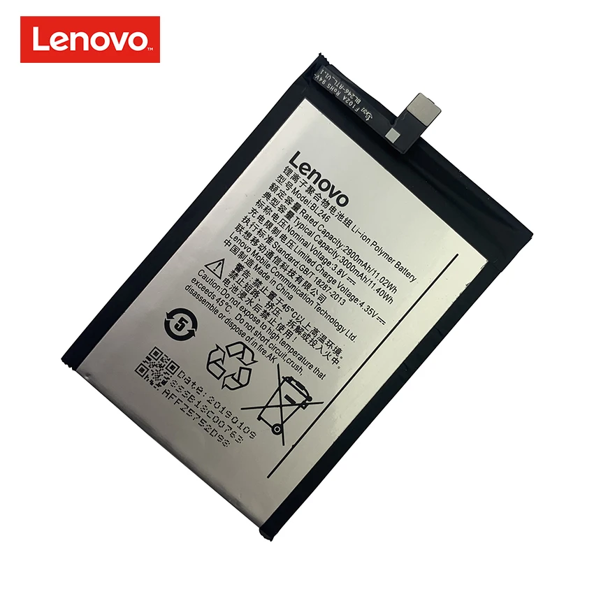 100 original new battery for lenovo vibe shot z90 bl246 z90a40 z90 7 z90 3 3000mah rechargeable phone batteries bateria free global shipping