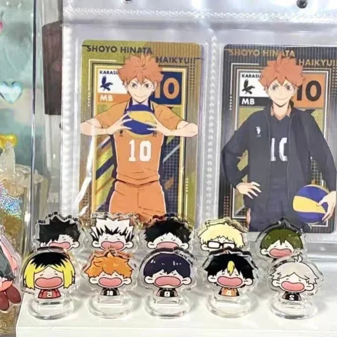 Аниме Haikyuu! Shoyo Hinata Kei Tsukishima Tobio Kageyama Oikawa Tooru Kozume Kenma косплей мини акриловый стоячий