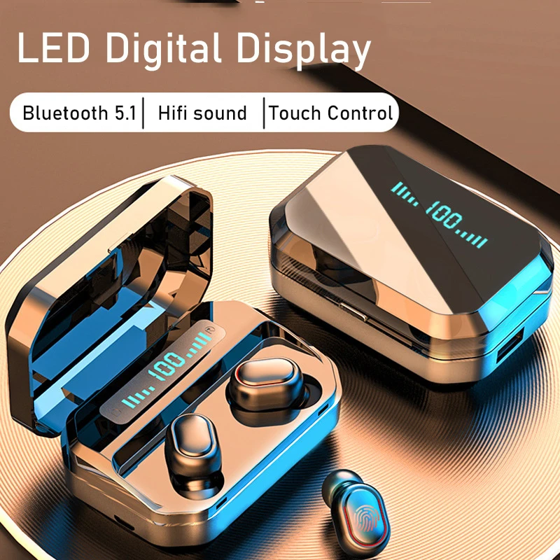 

TWS-стереонаушники CB-309 с поддержкой Bluetooth 5,1 и защитой от воды