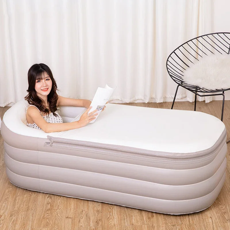 Надувная пластиковая Ванна для взрослых отдельно стоящая большая емкость Banheira