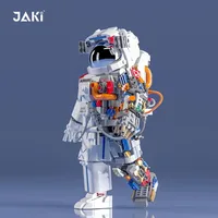JAKI Blocks Kids Building Toys DIY Bricks Astronaut Puzzle Space Explore Assembly Boys Gift Home Decor  9106
