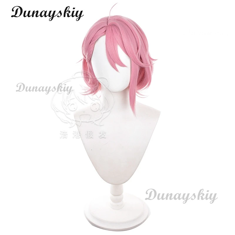 Аниме Dandadan Aira Shiratori парик для косплея розовые короткие волосы 37 см Momo Ayase вечерние