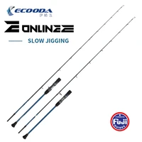 ECOODA EESJ II Slow Jigging Rod FUJI Parts 1.85m/1.91m/1.93m Offshore Spinning/Casting Carbon Rod PE1-4# Lure Weight 80-400g