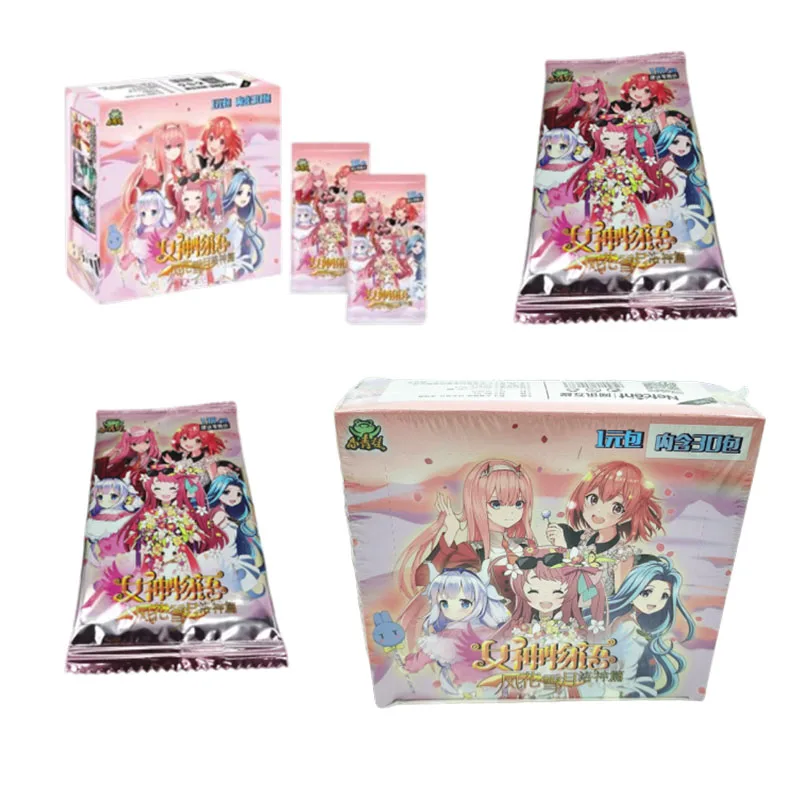 

Anime Goddess Story Cartoon Collection Cards Child Kids Birthday Gift Game Cards Table Toys for Family Christmas