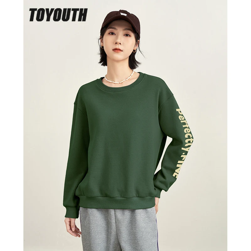 

Женская флисовая толстовка с длинным рукавом и круглым вырезом